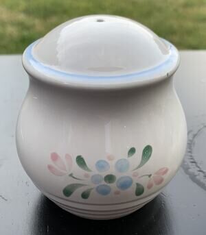Fascino Floral Ceramic Pepper Shaker Only